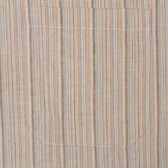 Joseph Abboud Shirt Men's XL Multicolor Short Sleeve Striped Linen - Picture 3 of 12